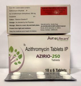Azirio 250mg Azithromycin Tablet