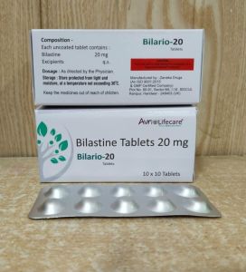 Bilario 20mg Bilastine Tablet