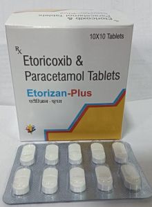 Etorizan Plus Etoricoxib Paracetamol Tablet