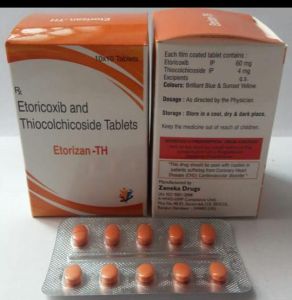 Etorizan TH Etoricoxib Thiocolchicoside Tablet