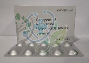 Gabario NT Gabapentin Nortriptyline Hydrochloride Tablet