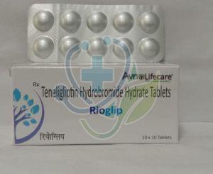 Rioglip Teneligliptin Hydrobromide Hydrate Tablet