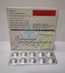 Riolev 5mg Levocetirizine Dihydrochloride Tablet