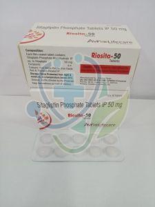 Riosita 50mg Sitagliptin Phosphate Tablet