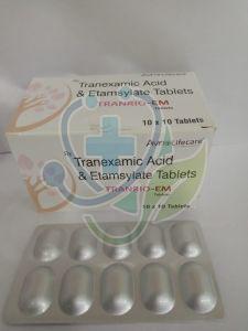 Tranrio Em Tranexamix Acid Etamsylate Tablet
