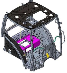 Excavator Cabin Assembly
