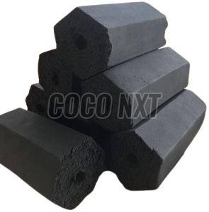 Hexagonal Coconut Shell Charcoal Briquette