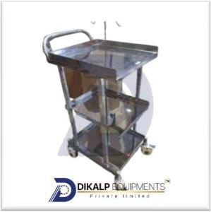 Stainless Steel ECG Wheel Trolley