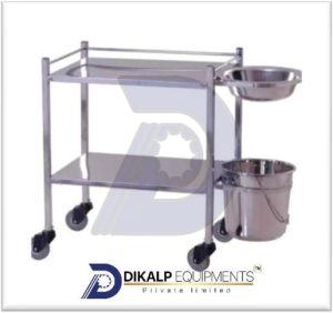 Stainless Steel Hospital Dressing Trolley
