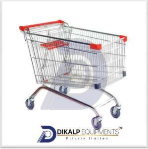 Stainless Steel Supermarket Trolley