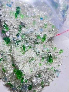 200 Mesh Green Glass Powder