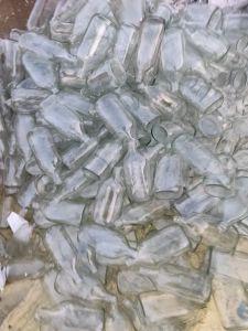 Sorted Transparent Glass Bottle Scrap