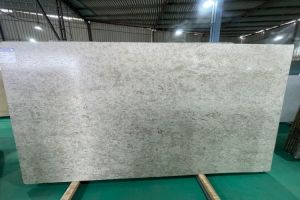 F. Grey Leather Marble Slab