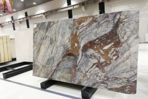 Majestic Brown Marble Slab