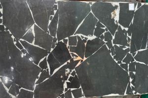 Rectangle Black Marble Table Top with Light