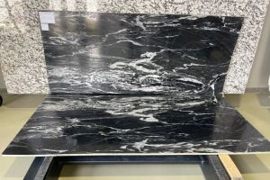 Titanium Black Marble Slab