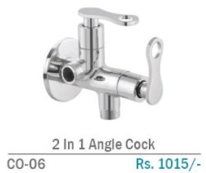 CO-06 2 In 1 Brass Surface Angle Cock