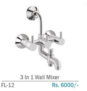 FL-12 3 In 1 Brass Wall Bath Mixer