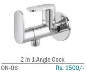 ON-06 2 In 1 Brass Wall Angle Cock