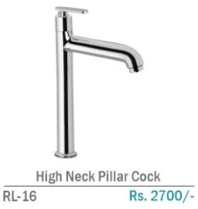 RL-16 Brass Counter High Neck Pillar Cock