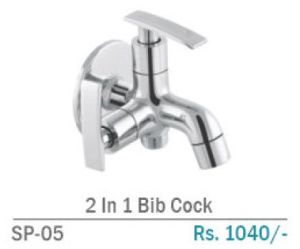 SP-05 2 In 1 Brass Surface Bib Cock