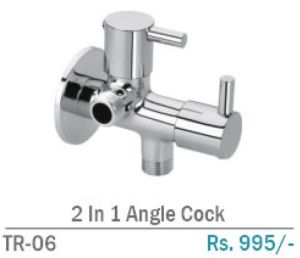 TR-06 2 In 1 Brass Wall Mount Angle Cock