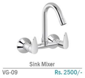 VG-09 Brass Wall Mount Sink Mixer