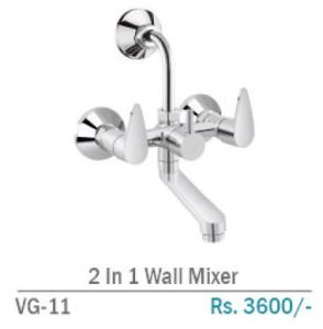 VG-11 2 In 1 Brass Wall Mount Bath Mixer