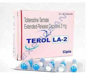 Terol La 2mg Tolterodine Tartrate Capsule