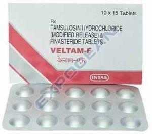 Veltam F Tamsulosin Hydrochloride Finasteride Tablet