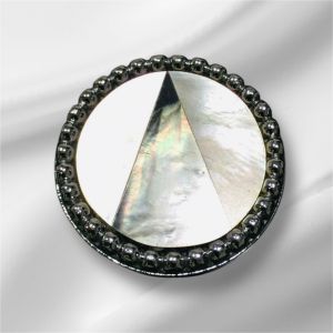 Brass Inlay Cabinet Knob