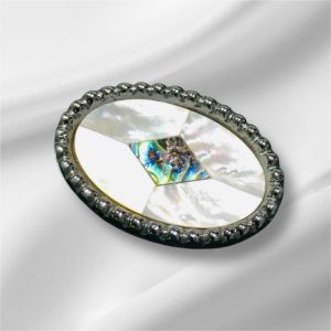 Brass Inlay Cabinet Knob