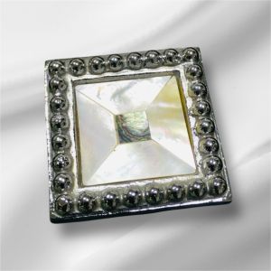 Brass Inlay Cabinet Knob