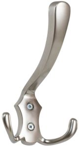 Wall Mounted Silver Plated Brass Hook