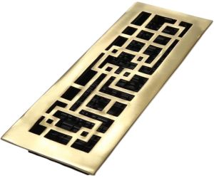 Rectangular Brass Door Vents