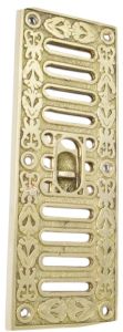 Rectangular Brass Door Vents