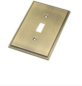 Rectangular Brass Switch Plate