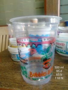 600ml Polypropylene Popcorn Disposable Glass