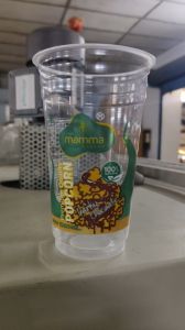 600ml Polypropylene Popcorn Disposable Glass