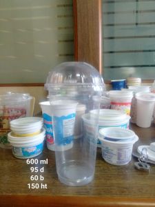 600ml Polypropylene Popcorn Disposable Glass