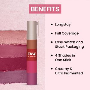 TNW Lipstack Jukebox 4 Shade Lipstick