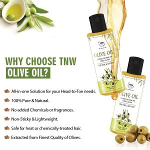TNW Olive Oil Pure Natural Hair and Skin Oil