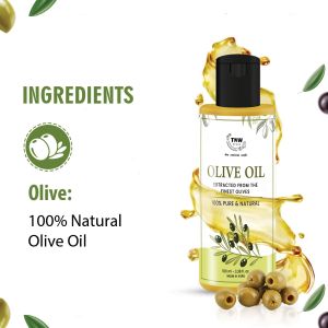 TNW Olive Oil Pure Natural Hair and Skin Oil