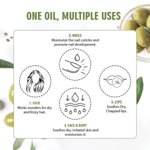 TNW Olive Oil Pure Natural Hair and Skin Oil