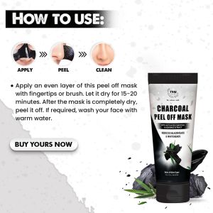 TNW Charcoal Peel Off Face Mask
