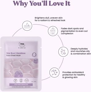 TNW Skin Reset Glutathione Face Sheet Mask