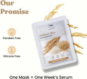 TNW Radiance Rice Face Sheet Mask