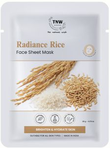 TNW Radiance Rice Face Sheet Mask