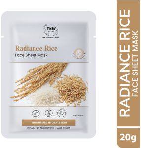TNW Radiance Rice Face Sheet Mask