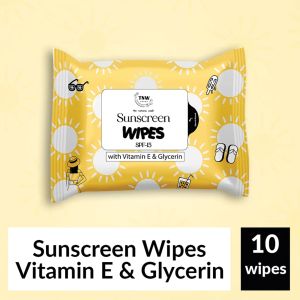 TNW Sunscreen Wipes with Vitamin E and Glycerin